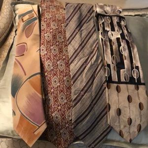 3 Balmain 1 Christian Dior Ties